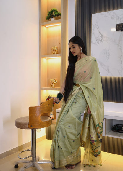 AAYAT PAITHANI GREEN