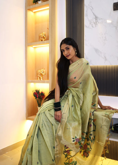 AAYAT PAITHANI GREEN